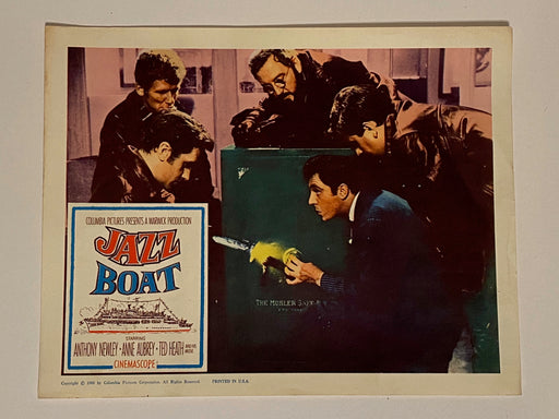 1960 Jazz Boat Lobby Card 11 x 14 Anthony Newley, Anne Aubrey, Lionel Jeffries   - TvMovieCards.com