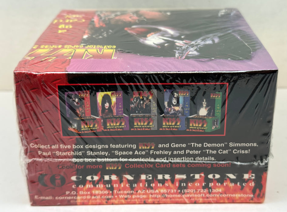 1998 Kiss Series Two 2 Gene Simmons Trading Card Box Red 36CT Cornerstone   - TvMovieCards.com