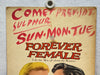 1953 Forever Female Window Card Movie Poster 14 x 22  Ginger Rogers, William Hol   - TvMovieCards.com