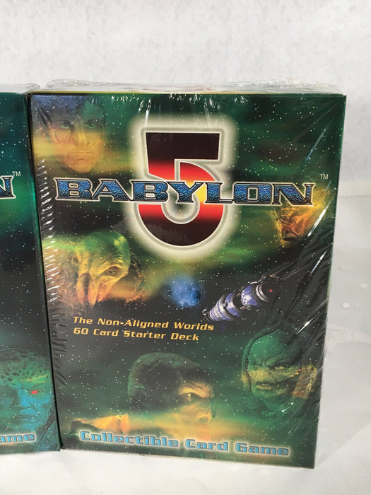 Babylon 5 The Great War - Starter / Supplement Decks CCG Game Card Box Sealed   - TvMovieCards.com