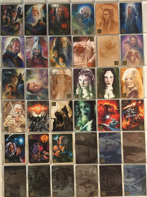 Lord of the Rings Masterpieces Series Two Base Card Set 72 Cards   - TvMovieCards.com