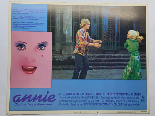 1976 Teenage Emanuelle 11x14 Lobby Card #8 Annie Bell Ciro Ippolito   - TvMovieCards.com