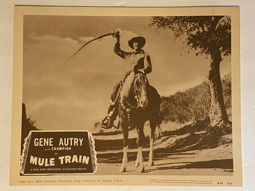 R1956 Mule Train Lobby Card 11 x 14 Gene Autry, Champion, Sheila Ryan   - TvMovieCards.com