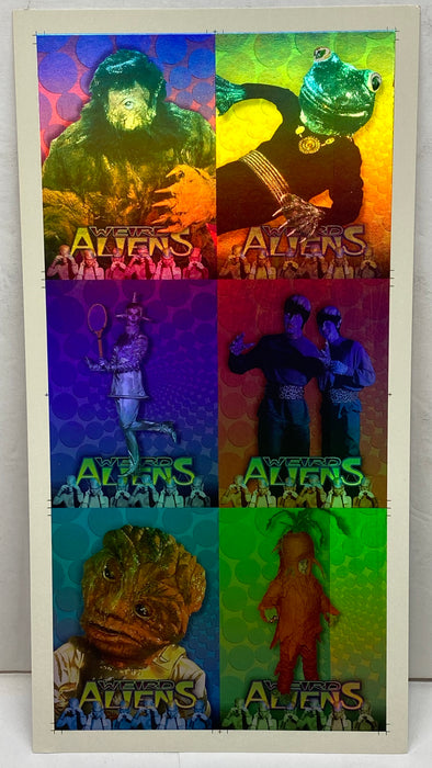 1997 Lost In Space TV Show Weird Aliens UNCUT Sheet 6-Card Panel A1/6 - A6/6   - TvMovieCards.com