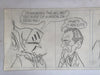 Ed Sullivan Original Art Comic Strip Panel by Tony Chikes (Tonee) 5 x 19"   - TvMovieCards.com