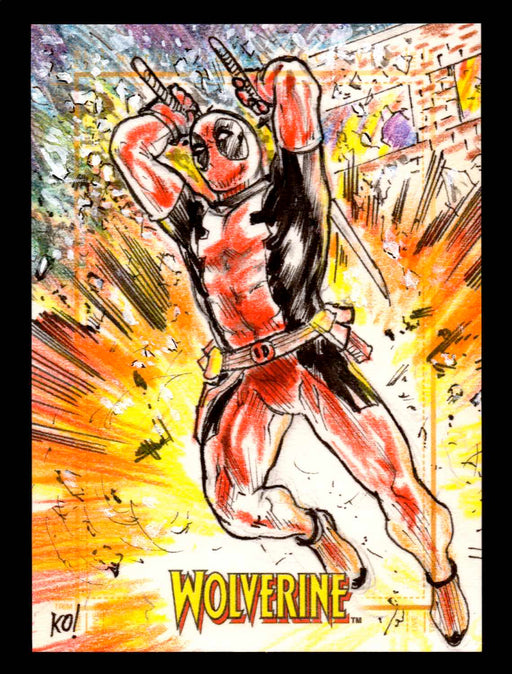 2009  X-Men Origins Wolverine Artist Sketch Trading Card by Keith O'Malley KO!   - TvMovieCards.com