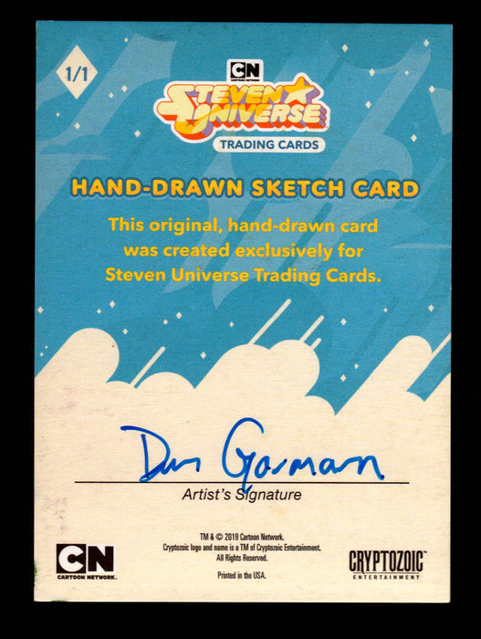 2019 Steven Universe Artist Sketch Card "Shark" by Dan Gorman Cryptozoic   - TvMovieCards.com