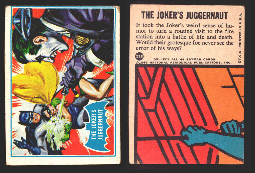 1966 Batman Puzzle B (Blue Bat) Vintage Trading Card You Pick Singles #1B-44B #23B  - TvMovieCards.com