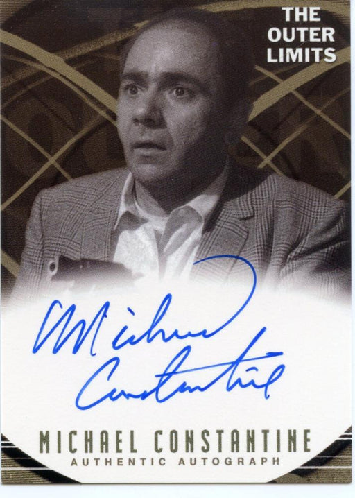 Outer Limits Premiere Autograph Card A7 Michael Constantine as Joe Dix   - TvMovieCards.com