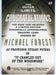 Outer Limits Premiere Autograph Card A9 Michael Forest Professor Stuart Peters   - TvMovieCards.com