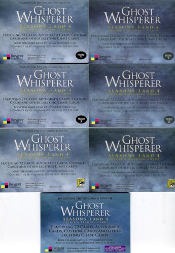 Ghost Whisperer Seasons 3 & 4 Promo Card Lot with 3 Foil Variants 7 Cards   - TvMovieCards.com