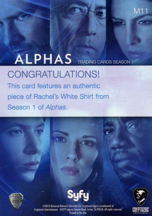 Alphas Season 1 Rachel Pirzad's White Shirt Wardrobe Costume Card M11   - TvMovieCards.com