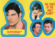 Superman II 1981 Vintage Sticker Trading Card Set 22 Sticker Cards Topps   - TvMovieCards.com