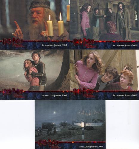 Harry Potter and the Prisoner of Azkaban Red Foil Promo Card Set 5 Cards   - TvMovieCards.com