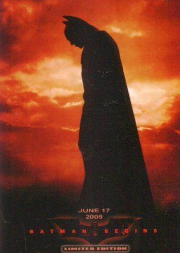 Batman Begins Limited Edition Video Promo Card #21/50 Flash International   - TvMovieCards.com