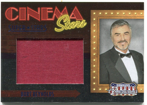 2009 Donruss Americana Cinema Stars Material Burt Reynolds #15 Costume Card   - TvMovieCards.com