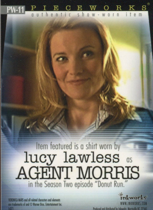 Veronica Mars Season 2 Agent Morris's Shirt Pieceworks Costume Card PW-11   - TvMovieCards.com