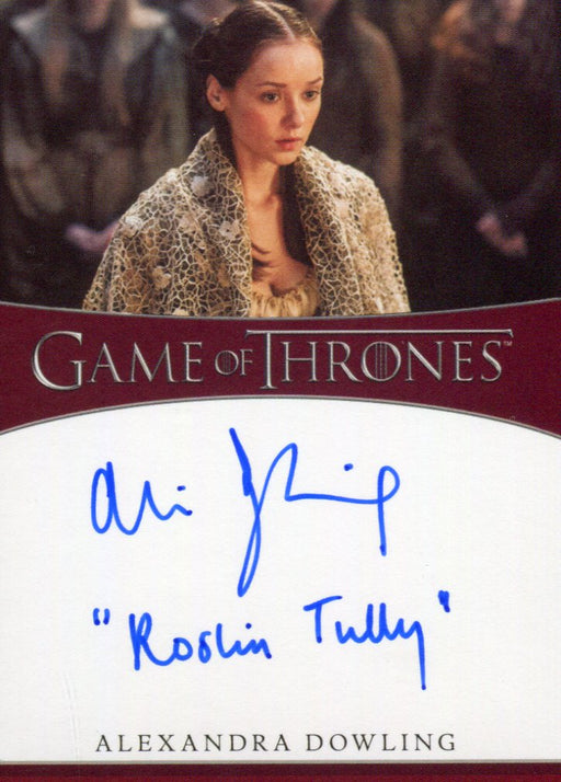 Game of Thrones Iron Anniversary 2 Alexandra Dowling Autograph Card   - TvMovieCards.com