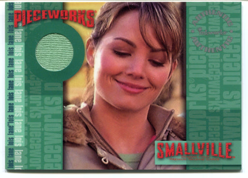 Smallville Season Four Erica Durance as Lois Lane Pieceworks Costume Card PW4   - TvMovieCards.com