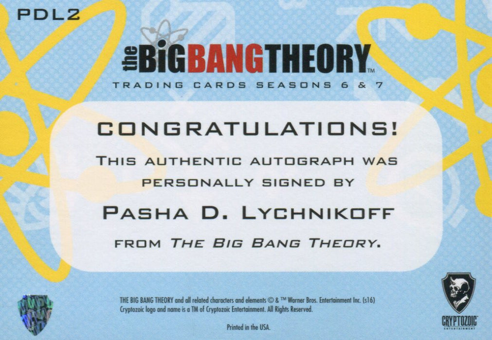 Big Bang Theory Seasons 6 & 7 Pasha Lychnikoff as Dimitri Autograph Card PDL2   - TvMovieCards.com