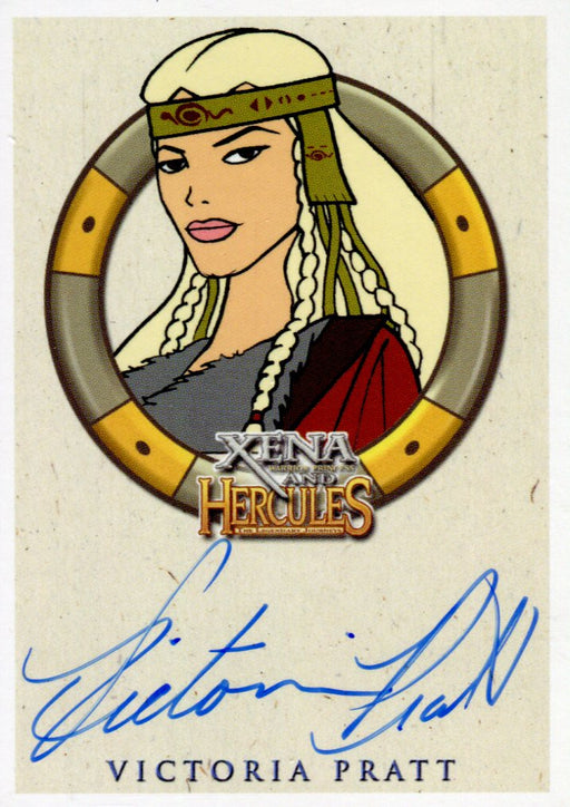 Xena & Hercules Animated Adventures Victoria Pratt Cyane Autograph Card   - TvMovieCards.com