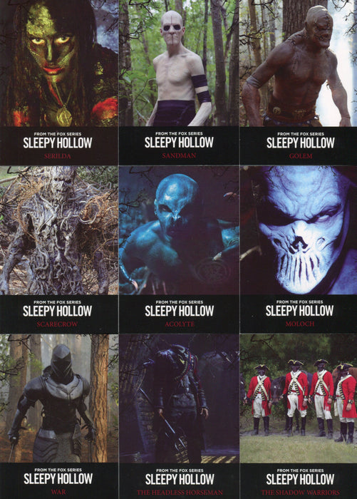 Sleepy Hollow Season One Monsters Chase Card Set MN1-9 Cryptozoic 2015   - TvMovieCards.com