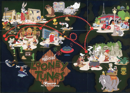 Looney Tunes Back In Action Movie Looney Tunes Tours Foil Chase Card Set   - TvMovieCards.com