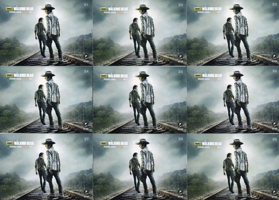 Walking Dead Season 4 Part 1 Terminus Puzzle Chase Card Set Z1 thru Z9   - TvMovieCards.com