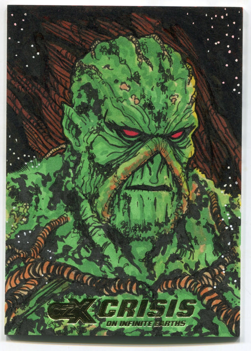 2022 CZX Crisis on Infinite Earths Artist Sketch Card by Elson Jr   - TvMovieCards.com