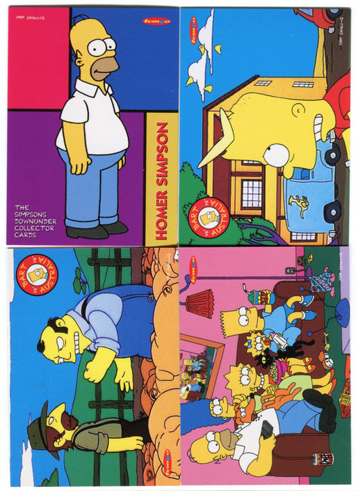 1996 The Simpsons Down Under Base Promo Card Set Promo 1 2 3 4 Tempo   - TvMovieCards.com