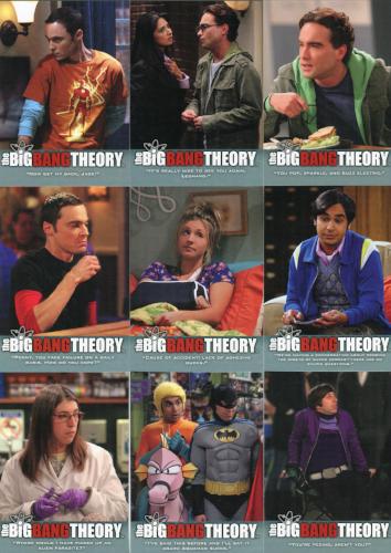 Big Bang Theory Seasons 3 & 4 Base Card Set 68 Cards   - TvMovieCards.com