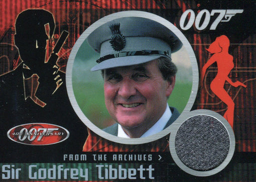 James Bond 40th Anniversary Patrick Macnee Costume Card CC3   - TvMovieCards.com