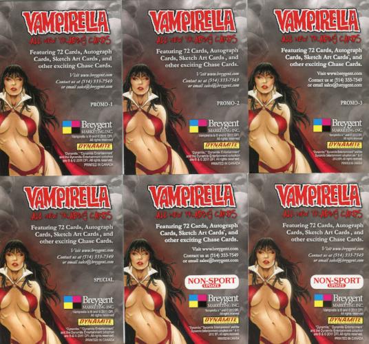 Vampirella New Series Promo Card Lot 6 Cards   - TvMovieCards.com