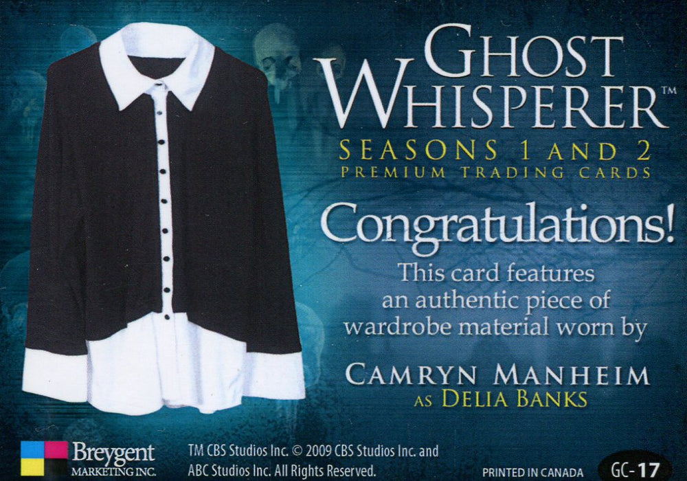 Ghost Whisperer Seasons 1 & 2 Camryn Manheim Delia Banks Costume Card GC-17   - TvMovieCards.com