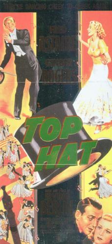 Classic Vintage Movie Posters 1 Top Hat Mini Puzzle Chase Card Set Breygent   - TvMovieCards.com
