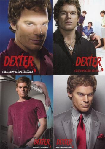 Dexter Season Three Promo Card Lot 4 Cards   - TvMovieCards.com