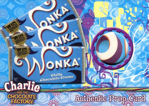 Charlie & Chocolate Factory Chocolate Creme Candy Wrapper Prop Card #222/290   - TvMovieCards.com