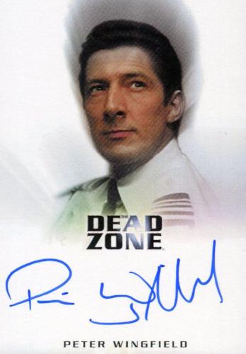 Dead Zone Seasons 1 & 2 Peter Wingfield as Captain Michael Klein Autograph Card   - TvMovieCards.com