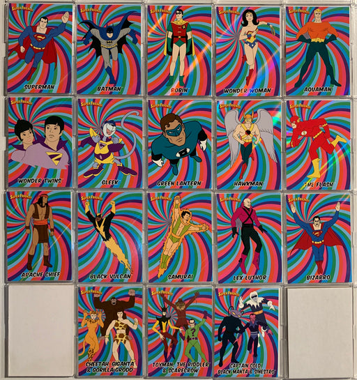 Justice League of America Super Friends Chase Card Set SF1-SF18   - TvMovieCards.com
