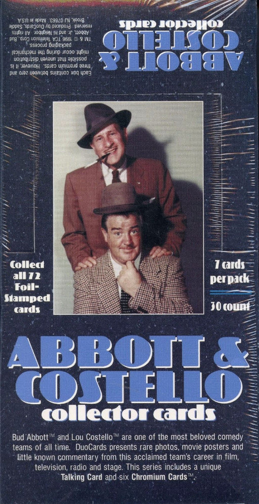 Abbott & Costello Trading Card Box Duocards 1996   - TvMovieCards.com