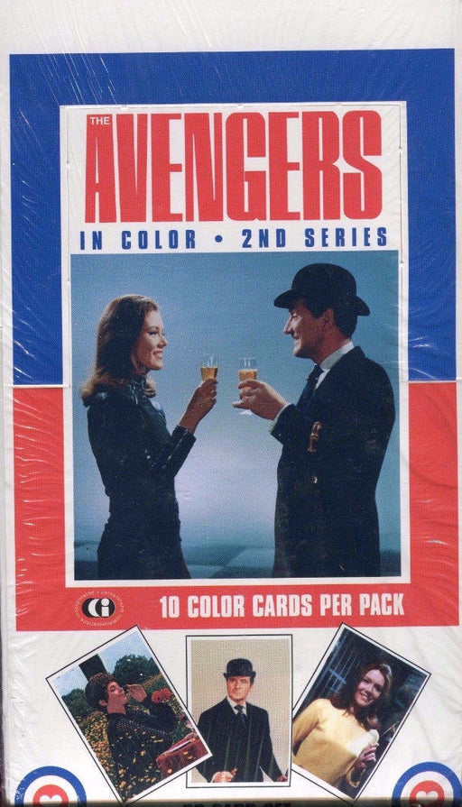 Avengers TV Series Two in Color Card Box 36 Packs Cornerstone 1993   - TvMovieCards.com