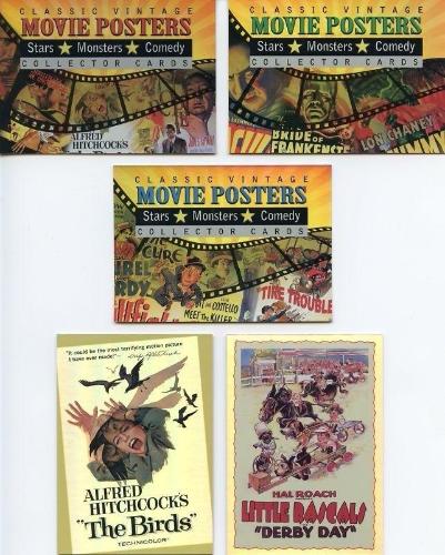 Classic Vintage Movie Posters 2 Promo Card Lot 5 Cards Breygent   - TvMovieCards.com