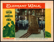 1960R Elephant Walk #1 Lobby Card 11x14 Elizabeth Taylor Dana Andrews Peter Finc - TvMovieCards.com