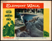 1960R Elephant Walk #7 Lobby Card 11x14 Elizabeth Taylor Dana Andrews Peter Finc - TvMovieCards.com