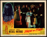 1959 Face of Fire #2 Lobby Card 11 x 14 Cameron Mitchell James Whitmore - TvMovieCards.com