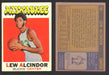 1970-71 Topps Basketball Trading Card You Pick Singles #1-#151 VG/EX #	100 Lew Alcindor - Milwaukee Bucks (creased)  - TvMovieCards.com