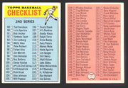 1966 Topps Baseball Trading Card You Pick Singles #100-#399 VG/EX #	101 Checklist 89-176  - TvMovieCards.com