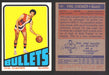 1971-72 Topps Basketball Trading Card You Pick Singles #1-#253 VG/EX #	102 Phil Chenier - Baltimore Bullets RC  - TvMovieCards.com