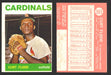 1964 Topps Baseball Trading Card You Pick Singles #100-#199 VG/EX #	103 Curt Flood - St. Louis Cardinals  - TvMovieCards.com