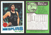 1977-78 Topps Basketball Trading Card You Pick Singles #1-#132 VG/EX #	103 Billy Paultz - San Antonio Spurs  - TvMovieCards.com
